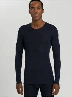 Shirts & Longsleeves Hanro Pullover Woolen Silk In Dunkelblau Günstig Kaufen -hanro shop hanro pullover woolen silk in dunkelblau 2