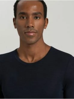 Shirts & Longsleeves Hanro Pullover Woolen Silk In Dunkelblau Günstig Kaufen -hanro shop hanro pullover woolen silk in dunkelblau 5