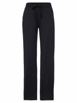 Große Größen Hanro Pyama Hose Cotton Deluxe In Schwarz Günstig Kaufen
