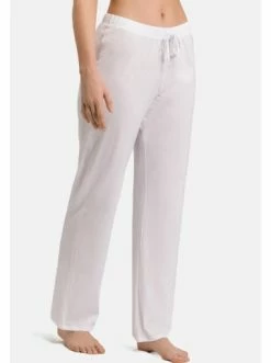 Große Größen Hanro Pyama Hose Cotton Deluxe In Weiß Günstig Kaufen -hanro shop hanro pyama hose cotton deluxe in weiss 2