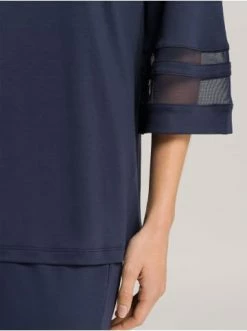 Große Größen Hanro Pyjama Delia In Blueberry Günstig Kaufen -hanro shop hanro pyjama delia in blueberry 4