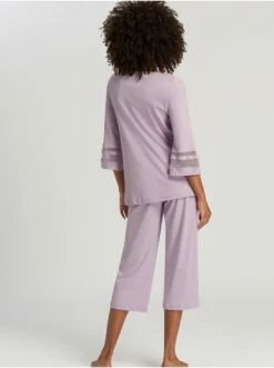 Große Größen Hanro Pyjama Delia In Lavender Cream Günstig Kaufen -hanro shop hanro pyjama delia in lavender cream 3