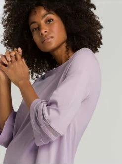 Große Größen Hanro Pyjama Delia In Lavender Cream Günstig Kaufen -hanro shop hanro pyjama delia in lavender cream 4