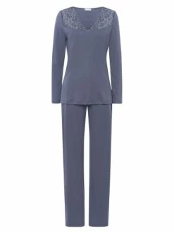 Große Größen Hanro Pyjama Moments In Pigeon Günstig Kaufen