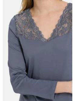 Große Größen Hanro Pyjama Moments In Pigeon Günstig Kaufen -hanro shop hanro pyjama moments in pigeon 3