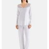 Große Größen Hanro Pyjama Moments In Weiß Günstig Kaufen -hanro shop hanro pyjama moments in weiss