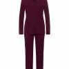 Große Größen Hanro Pyjama Natural Comfort In Plum Günstig Kaufen -hanro shop hanro pyjama natural comfort in plum