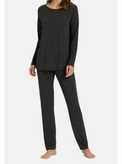 Große Größen Hanro Pyjama Natural Elegance In Caviar Günstig Kaufen -hanro shop hanro pyjama natural elegance in caviar 1