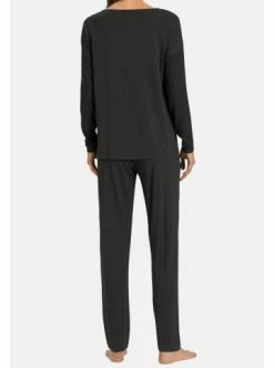 Große Größen Hanro Pyjama Natural Elegance In Caviar Günstig Kaufen -hanro shop hanro pyjama natural elegance in caviar 2