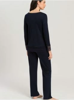 Große Größen Hanro Pyjama Sina In Dunkelblau Günstig Kaufen 11 Große Größen Hanro Pyjama Sina In Dunkelblau Günstig Kaufen -hanro shop hanro pyjama sina in dunkelblau 3