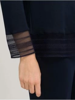 Große Größen Hanro Pyjama Sina In Dunkelblau Günstig Kaufen 13 Große Größen Hanro Pyjama Sina In Dunkelblau Günstig Kaufen -hanro shop hanro pyjama sina in dunkelblau 5