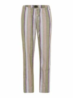 Wäsche Hanro Pyjamahose Night & Day In Greeny Shaded Stripe Günstig Kaufen