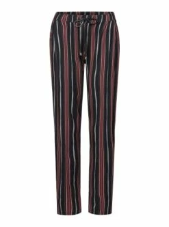 Große Größen Hanro Pyjamahose Sleep & Lounge In Marsala Stripe Günstig Kaufen