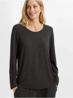 Große Größen Hanro Pyjamaoberteil Natural Elegance In Caviar Günstig Kaufen -hanro shop hanro pyjamaoberteil natural elegance in caviar 2