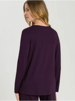 Große Größen Hanro Pyjamaoberteil Natural Elegance In Sumac Melange Günstig Kaufen -hanro shop hanro pyjamaoberteil natural elegance in sumac melange 3