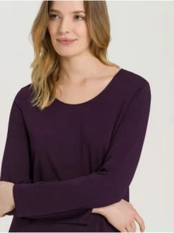 Große Größen Hanro Pyjamaoberteil Natural Elegance In Sumac Melange Günstig Kaufen -hanro shop hanro pyjamaoberteil natural elegance in sumac melange 5