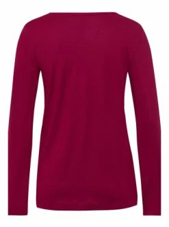 Große Größen Hanro Pyjamaoberteil Sleep & Lounge In Burgund Günstig Kaufen -hanro shop hanro pyjamaoberteil sleep and lounge in burgund 1