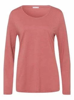 Große Größen Hanro Pyjamaoberteil Sleep & Lounge In Sweet Pepper Günstig Kaufen