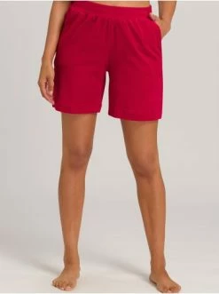 Große Größen Hanro Pyjamashorts Sleep & Lounge In Garnet Red Günstig Kaufen -hanro shop hanro pyjamashorts sleep and lounge in garnet red 2