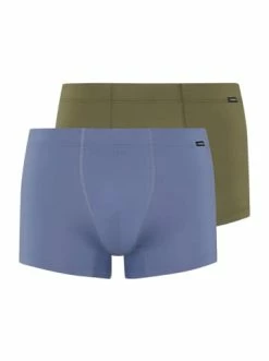 Wäsche Hanro Retro Short / Pant Cotton Essentials In Labradorblue/Moss Günstig Kaufen