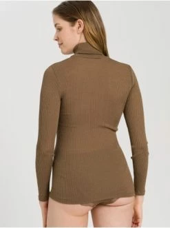 Große Größen Hanro Rollkragenshirt Nora In Walnut Günstig Kaufen -hanro shop hanro rollkragenshirt nora in walnut 3
