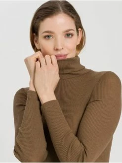 Große Größen Hanro Rollkragenshirt Nora In Walnut Günstig Kaufen -hanro shop hanro rollkragenshirt nora in walnut 5