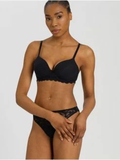 Große Größen Hanro Schalen-BH Moments In Schwarz Günstig Kaufen -hanro shop hanro schalen bh moments in schwarz 2