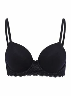 Große Größen Hanro Schalen-BH Moments In Schwarz Günstig Kaufen