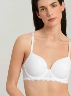 Große Größen Hanro Schalen-BH Moments In Weiß Günstig Kaufen -hanro shop hanro schalen bh moments in weiss 3