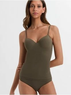 Große Größen Hanro Schalen BH Top Allure In Algea Green Günstig Kaufen -hanro shop hanro schalen bh top allure in algea green 2