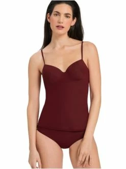 Große Größen Hanro Schalen BH Top Allure In Dark Burgundy Günstig Kaufen -hanro shop hanro schalen bh top allure in dark burgundy 2