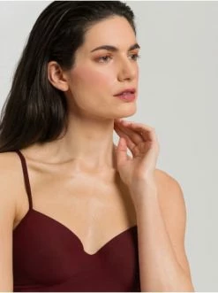 Große Größen Hanro Schalen BH Top Allure In Dark Burgundy Günstig Kaufen -hanro shop hanro schalen bh top allure in dark burgundy 5