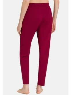 Große Größen Hanro Schlafanzug Hose Lang Sleep & Lounge In Burgundy Günstig Kaufen -hanro shop hanro schlafanzug hose lang sleep and lounge in burgundy 3