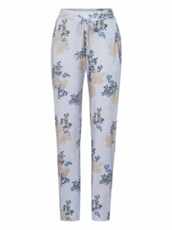Große Größen Hanro Schlafanzug Hose Lang Sleep & Lounge In Marble Flowers Günstig Kaufen