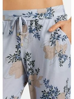 Große Größen Hanro Schlafanzug Hose Lang Sleep & Lounge In Marble Flowers Günstig Kaufen -hanro shop hanro schlafanzug hose lang sleep and lounge in marble flowers 3