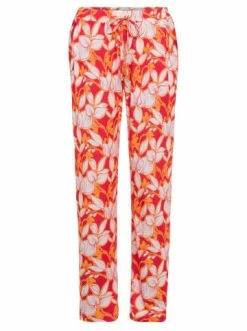 Große Größen Hanro Schlafanzug Hose Lang Sleep & Lounge In Sunny Flower Print Günstig Kaufen
