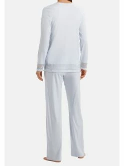 Große Größen Hanro Schlafanzug Lang Ira In Celestial Blue Günstig Kaufen 8 Große Größen Hanro Schlafanzug Lang Ira In Celestial Blue Günstig Kaufen -hanro shop hanro schlafanzug lang ira in celestial blue 2