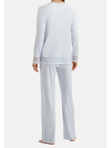 Große Größen Hanro Schlafanzug Lang Ira In Celestial Blue Günstig Kaufen 5 Große Größen Hanro Schlafanzug Lang Ira In Celestial Blue Günstig Kaufen – Bild 3