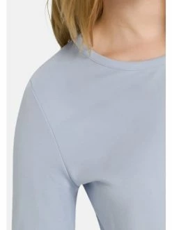 Große Größen Hanro Schlafanzug Shirt Langarm Loungy Nights In Cloud Blue Günstig Kaufen -hanro shop hanro schlafanzug shirt langarm loungy nights in cloud blue 4