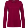 Große Größen Hanro Schlafanzug Shirt Langarm Sleep & Lounge In Burgundy Günstig Kaufen -hanro shop hanro schlafanzug shirt langarm sleep and lounge in burgundy