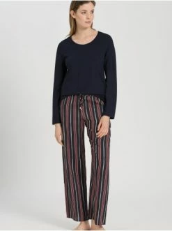 Große Größen Hanro Schlafhose Sleep & Lounge In Marsala Stripe Günstig Kaufen -hanro shop hanro schlafhose sleep and lounge in marsala stripe 4