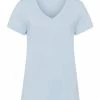 Große Größen Hanro Schlafshirt Sleep & Lounge In Misty Blue Günstig Kaufen