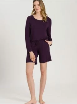 Große Größen Hanro Schlafshorts Natural Elegance In Sumac Melange Günstig Kaufen -hanro shop hanro schlafshorts natural elegance in sumac melange 4