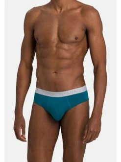 Wäsche Hanro Slip / Unterhose Cotton Essentials In Deep Lagoon/Coal Melange Günstig Kaufen -hanro shop hanro slip unterhose cotton essentials in deep lagoon coal melange 2