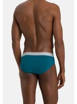 Wäsche Hanro Slip / Unterhose Cotton Essentials In Deep Lagoon/Coal Melange Günstig Kaufen -hanro shop hanro slip unterhose cotton essentials in deep lagoon coal melange 3