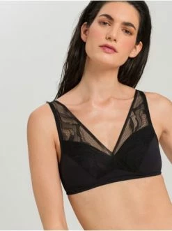 Große Größen Hanro Soft-BH Blanca In Schwarz Günstig Kaufen -hanro shop hanro soft bh blanca in schwarz 5