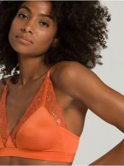 Große Größen Hanro Soft-BH Juna In Coral Gold Günstig Kaufen -hanro shop hanro soft bh juna in coral gold 5