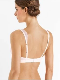 Große Größen Hanro Soft Cup BH Cotton Lace In Powder Günstig Kaufen -hanro shop hanro soft cup bh cotton lace in powder 3
