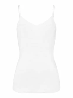 Wäsche Hanro Spaghetti Top Cotton Seamless In Weiß Günstig Kaufen