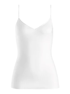 Wäsche Hanro Spaghetti Top Cotton Seamless In Weiß Günstig Kaufen